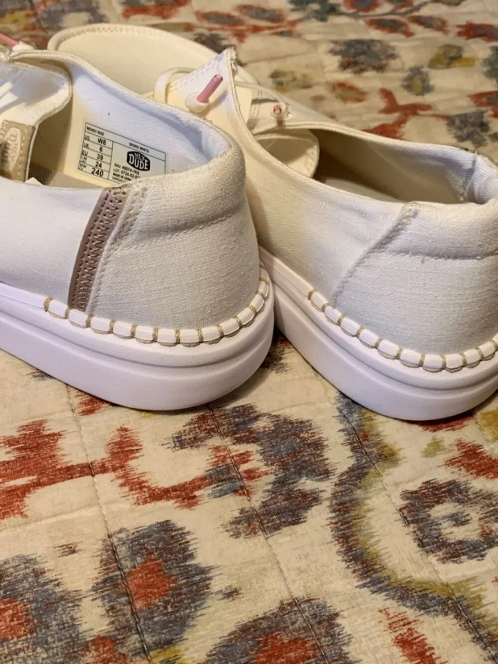 Hey Dude Women's Wendy Rise Loafers Size 8 - Picture 4 of 5